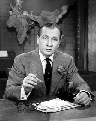 John Cameron Swayze reporting in 1955.